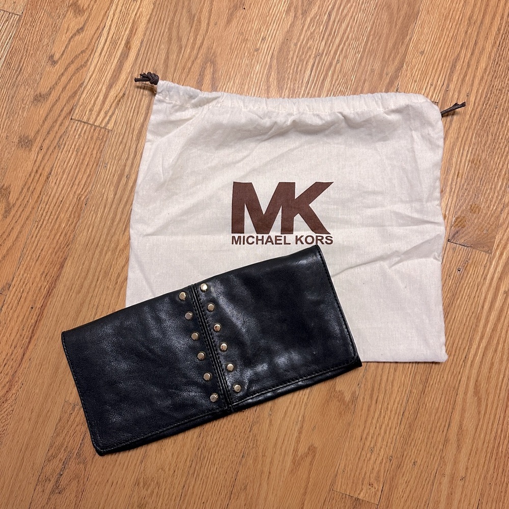 Michael kors black clutch